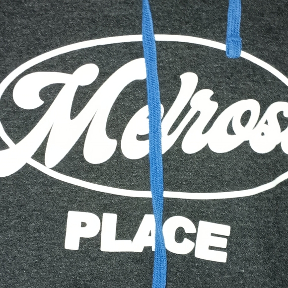 Gray and Blue Women's Hoodie - Picture 4 of 4